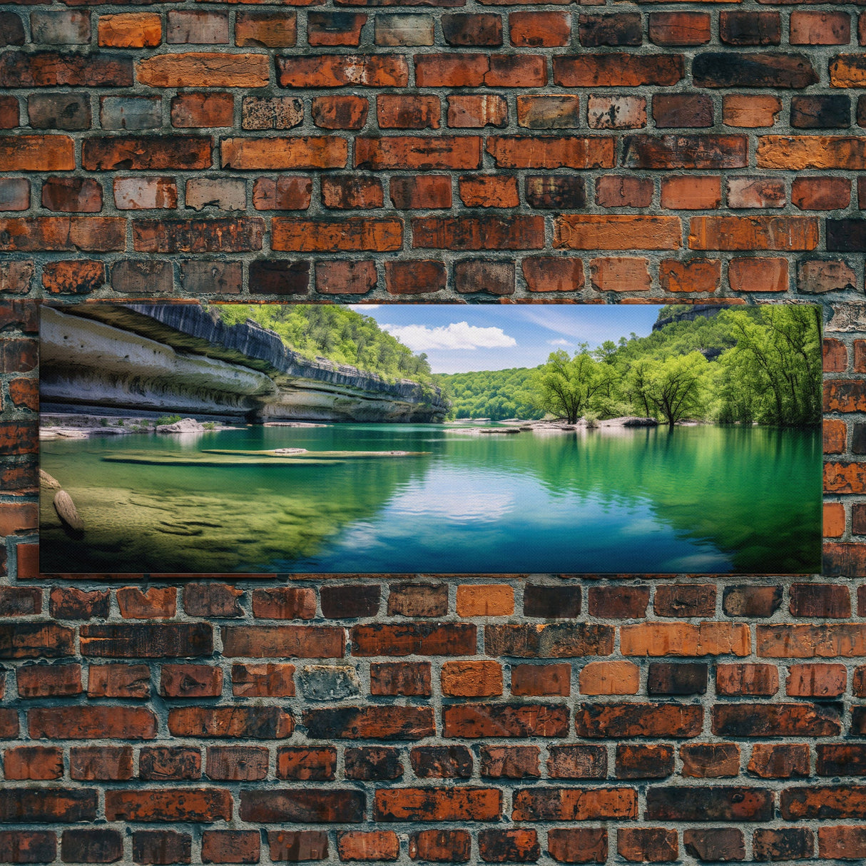 Panoramic of Hamilton Pool Texas, Extra Large Wall Art, Panoramic Wall Art, Panoramic Landscape Print, Landscape Photography