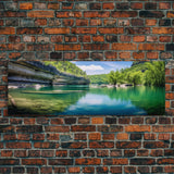 Panoramic of Hamilton Pool Texas, Extra Large Wall Art, Panoramic Wall Art, Panoramic Landscape Print, Landscape Photography