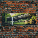 Panoramic of Hamilton Pool Texas, Extra Large Wall Art, Panoramic Wall Art, Panoramic Print, Landscape Photography Landscape