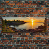 Panoramic Print of Isle Royale National Park, Extra Large Wall Art, Panoramic Wall Art, Panoramic Landscape Print, Landscape Photography