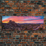 Panoramic Print of Joshua Tree National Park, Extra Large Wall Art, Panoramic Wall Art, Panoramic Landscape Print, Landscape Photography