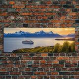 Panoramic Print of Katmai National Park, Extra Large Wall Art, Panoramic Wall Art, Panoramic Landscape Print, Landscape Photography