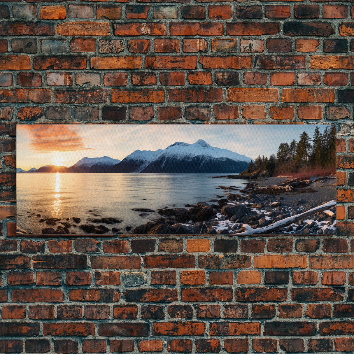 Panoramic Print of Kenai Fjords National Park, Extra Large Wall Art, Panoramic Wall Art, Panoramic Landscape Print, Landscape Photography