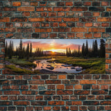 Panoramic Print of Kings Canyon National Park, Extra Large Wall Art, Panoramic Wall Art, Panoramic Landscape Print, Landscape Photography