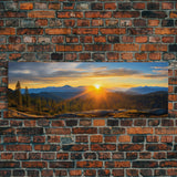 Panoramic of Kings Canyon National Park, Extra Large Wall Art, Panoramic Wall Art, Panoramic Print, Landscape Photography Landscape