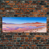 Panoramic Print of Laguna Colorada Salt Flats, Extra Large Wall Art, Panoramic Wall Art, Panoramic Landscape Print, Landscape Photography