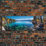 Panoramic Print of Lake Tahoe California, Extra Large Wall Art, Panoramic Wall Art, Panoramic Landscape Print, Landscape Photography