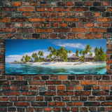 Panoramic Print of Maldives Beaches at Sunset Extra Large Wall Art, Panoramic Wall Art, Panoramic Landscape Print, Landscape Photography