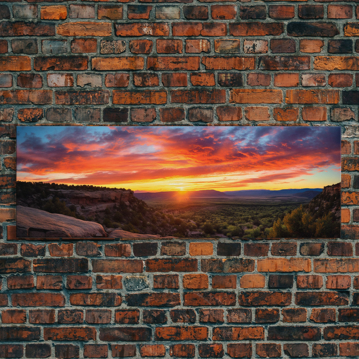 Panoramic Print of Mesa Verde National Park Extra Large Wall Art, Panoramic Wall Art, Panoramic Landscape Print, Landscape Photography