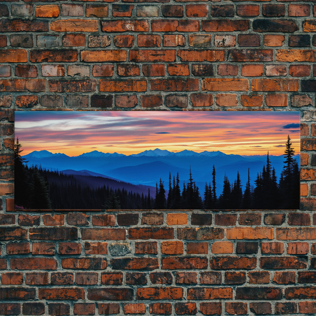 Panoramic Print of Olympic National Park Extra Large Wall Art, Panoramic Wall Art, Panoramic Landscape Print, Landscape Photography