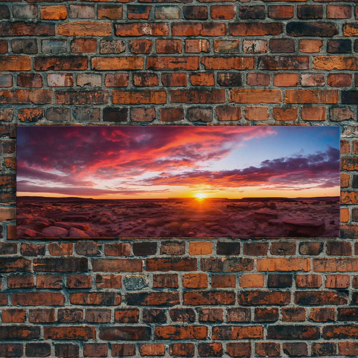 Panoramic Print of Petrified Forest National Park Extra Large Wall Art, Panoramic Wall Art, Panoramic Landscape Print, Landscape Photography