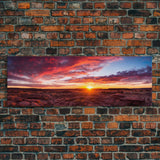 Panoramic Print of Petrified Forest National Park Extra Large Wall Art, Panoramic Wall Art, Panoramic Landscape Print, Landscape Photography