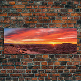 Panoramic of Petrified Forest National Park, Extra Large Wall Art, Panoramic Wall Art, Panoramic Print, Landscape Photography Landscape