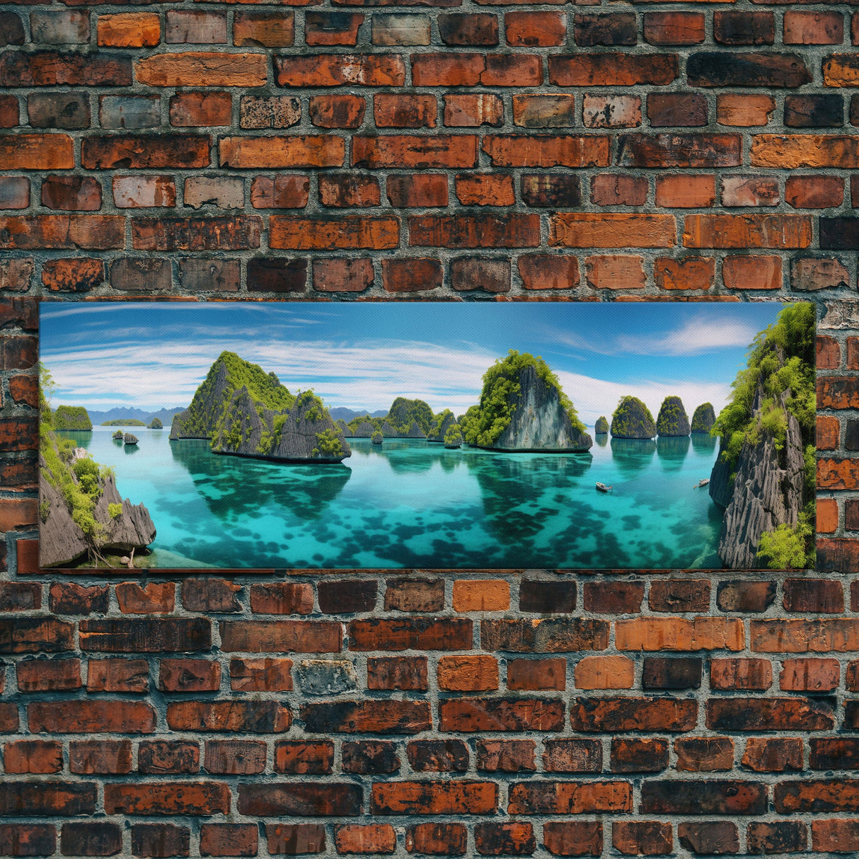 Panoramic Print of Raja Ampat Islands Indonesia Extra Large Wall Art, Panoramic Wall Art, Panoramic Landscape Print, Landscape Photography