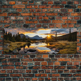 Panoramic Print of Rocky Mountain National Park Extra Large Wall Art, Panoramic Wall Art, Panoramic Landscape Print, Landscape Photography