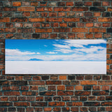 Panoramic Print of Salarde Uyuni Bolivia Salt Flats Extra Large Wall Art Panoramic Wall Art Panoramic Landscape Print, Landscape Photography