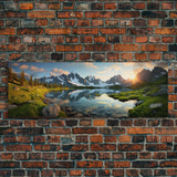 Panoramic Print of the Swiss Alps in Switzerland Extra Large Wall Art, Panoramic Wall Art, Panoramic Landscape Print, Landscape Photography