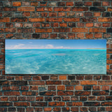 Panoramic Print of Turks Caicos, Beautiful Beach, Extra Large Wall Art, Panoramic Wall Art, Panoramic Landscape Print, Landscape Photography