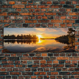 Panoramic Print of Voyageurs National Park, Extra Large Wall Art, Panoramic Wall Art, Panoramic Landscape Print, Landscape Photography