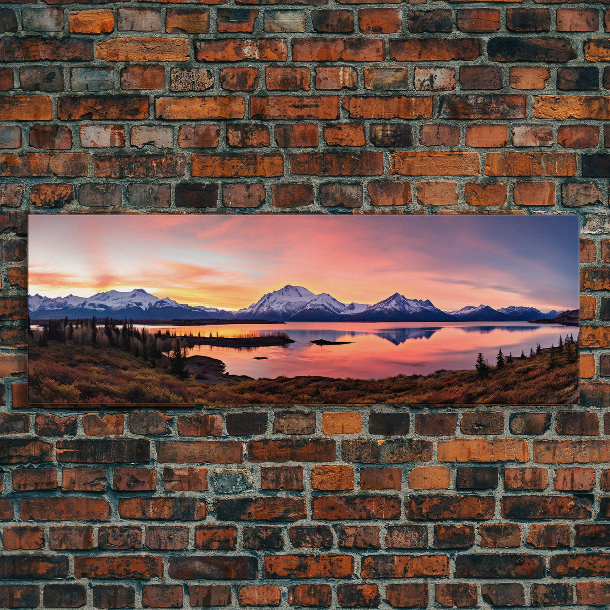 Panoramic Print of Wrangell St. Elias Park, Extra Large Wall Art, Panoramic Wall Art, Panoramic Landscape Print, Landscape Photography