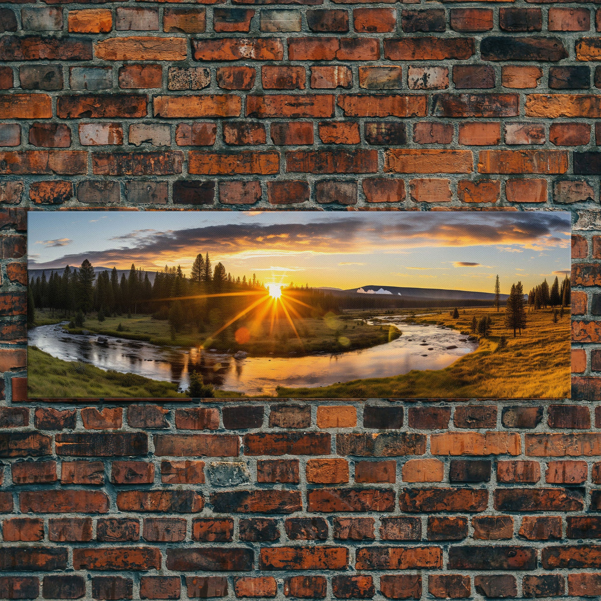 Panoramic Print of Yellowstone National Park, Extra Large Wall Art, Panoramic Wall Art, Panoramic Landscape Print, Landscape Photography