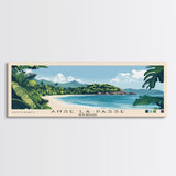 Anse La Passe, Seychelles Panoramic Print, Vacation Gift, Seychelles Wall Art, Beach Painting, Beach Decor, Beach Or Lakehouse Art