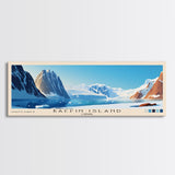 Baffin Island, Canada Panoramic Beach Print, Vacation Gift, Canada Wall Art, Beach Painting, Beach Decor, Beach Painting