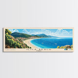 Ilıca Beach, Turkey Panoramic Print, Vacation Gift, Turkey Wall Art, Beach Painting, Beach Decor, Beach Or Lakehouse Art