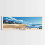 Kiawah Island, South Carolina Panoramic Beach Print, Vacation Gift, South Carolina Wall Art, Beach Painting, Beach Decor, Beach Painting