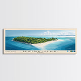 Mnemba Island, Tanzania Panoramic Beach Print, Vacation Gift, Tanzania Wall Art, Beach Painting, Beach Decor, Beach Painting