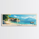 Mogren Beach, Montenegro Panoramic Print, Vacation Gift, Montenegro Wall Art, Vacation Wall Art, Vacatation Memories, Beach Decor, Beach Or Lakehouse Art