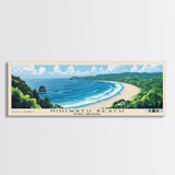 Nihiwatu Beach, Sumba, Indonesia Panoramic Beach Print, Vacation Gift, Sumba, Indonesia Wall Art, Framed Canvas Print, Framed Beach Painting