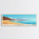 Nuweiba, Egypt Panoramic Print, Vacation Gift, Egypt Wall Art, Beach Painting, Beach Decor, Large Wall Art, Wood Frame Art