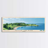 Pelee Island, Canada Panoramic Print, Vacation Gift, Canada Wall Art, Beach Painting, Beach Decor, Large Wall Art, Wood Frame Art