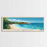 Playa Maguana, Cuba Panoramic Beach Print, Vacation Gift, Cuba Wall Art, Beach Painting, Beach Decor, Beach Painting