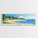 Prince Edward Island, Canada Panoramic Print, Vacation Gift, Canada Wall Art, Beach Painting, Beach Decor, Beach Or Lakehouse Art