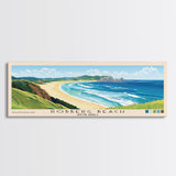 Robberg Beach, South Africa Panoramic Beach Print, Vacation Gift, South Africa Wall Art, Beach Painting, Beach Decor, Beach Painting