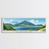 Saint Kitts Island, Federation of Saint Kitts and Nevis Panoramic Print, Vacation Gift, Federation of Saint Kitts and Nevis Wall Art, Vacation Wall Art, Vacatation Memories, Beach Decor, Beach Or Lakehouse Art