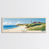 Sylt, Germany Panoramic Print, Vacation Gift, Germany Wall Art, Beach Painting, Beach Decor, Beach Or Lakehouse Art