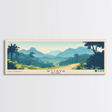 Wijaya, Sri Lanka Panoramic Beach Print, Vacation Gift, Sri Lanka Wall Art, Framed Canvas Print, Framed Beach Painting