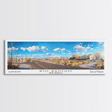 Rio Rancho New Mexico Panoramic Print, Elegant Framed Canvas Print, City Travel Poster, Home Decoration, Office Wall Art