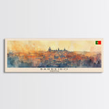 Barreiro Portugal Travel Print Wall Art, Panoramic City Art, Travel Art, Wall Decor, Vacation Gift, Framed Canvas Print Or Metal Art