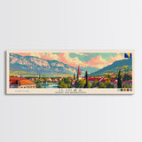 Ilida Bosnia Travel Art, City Art, Framed Canvas Print or Metal Wall Art, Europe Travel Poster, Panoramic Wall Art, Extra Wide Wall Art