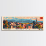 Jonkoping Sweden Travel Print Wall Art, Panoramic City Art, Travel Art, Wall Decor, Vacation Gift, Framed Canvas Print Or Metal Art