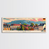 Karlovac Croatia Travel Art, City Art, Framed Canvas Print or Metal Wall Art, Europe Travel Poster, Panoramic Wall Art, Extra Wide Wall Art