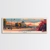 Kherson Ukraine Wall Art, Panoramic Travel Poster, Panoramic Framed Canvas Print, City Wall Art, Wall Hanging Home Decor, Travel Art