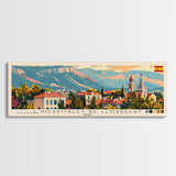 L'Hospitalet-de-Llobregat Spain Travel Print Wall Art, Panoramic City Art, Travel Art, Wall Decor, Vacation Gift, Framed Canvas Print Or Metal Art