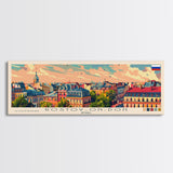 Rostov on Don Russia Panoramic Travel Poster, Framed Canvas Print or Metal Wall Art, Travel Art, Home Decor, Panoramic Painting, Midcentury Art