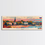 Taganrog Russia Travel Art, City Art, Framed Canvas Print or Metal Wall Art, Europe Travel Poster, Panoramic Wall Art, Extra Wide Wall Art