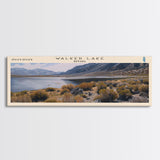 Walker Lake USA Nevada Panoramic Wall Art, Framed Canvas Print, Lake House Decor, Travel Poster, Beautiful Lake Scene, Bedroom Decor